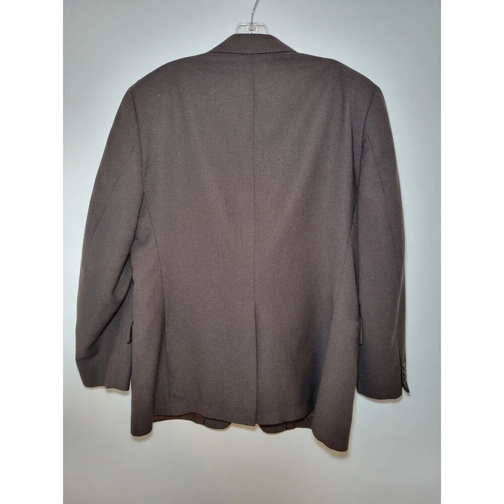 Vintage Levi Strauss Co Business Class‎ Suit 2 Button Brown 46R Mens Blazer Coat